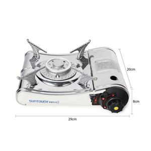 썬터치 스텐 상판 고정형 휴대용 미니 가스버너 캠핑 가스렌지 ST-003