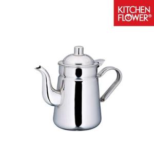 [키친] 키친플라워 크라운 포트 1.6L/스텐 차주전자 물주전자