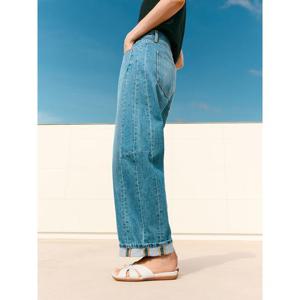 [FITFLOP][삼성물산공식] 여성 솔레이 방수 레더 위븐 슬라이드 - 크림 (FT64K2D260)