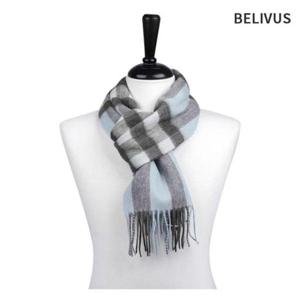 체크머플러 빌리버스 머플러 부드러운 체크 울 목도리 BDRM024