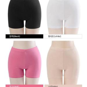 바지 여성 사계절 착용가능 기본 베이직 스판면 2부 속바지