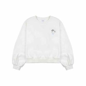 APPLE PINK 비눗방울 곰돌이 크롭 맨투맨 APK8T104GSI_IV