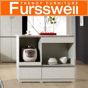 [퍼스웰]매니아 하이그로시 아일랜드식탁겸조리대홈바(WF_108)