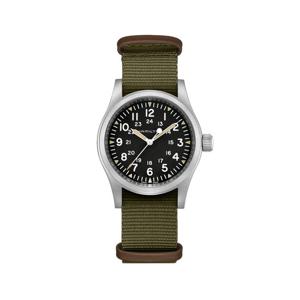 해밀턴 H69439931 카키필드 남성 나토밴드 메커니컬 38mm