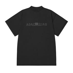 발렌시아가 787358 TQVJ4 1750 아웃 오버사이즈 남성 반팔티