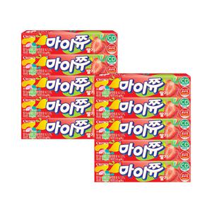 크라운 마이쮸 딸기 44g x 10개