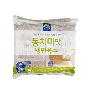 면사랑 동치미맛 냉면육수 1.7kg (340g x 5개입) 냉동