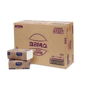 크리넥스 드라이셀 천연펄프 핸드타올 5000매 47227