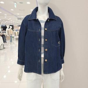 [크레송]칠부소매주름 청남방 ODCFJP54_US