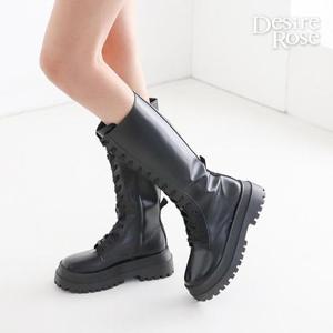 [디자이어로즈][디자이어로즈] 여자 워커 니언더 롱 플레인 부츠