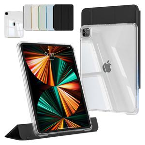 아이패드프로3 4 5 6세대 12.9 투웨이 세로거치 슬라이드 핏 투명 스마트 커버 케이스 IO-32