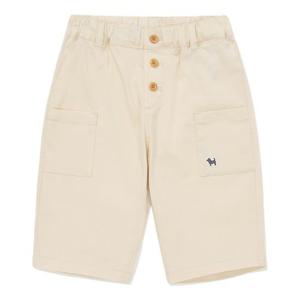 [블루독베이비]린넨 배기 원턱 반바지 (45314-412-06)