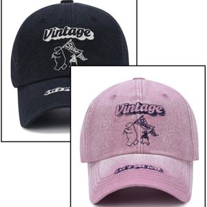 [지프](공용)   빈티지 곰  자수 볼캡모자  JQ2GCU217_BP