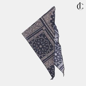 엘케이트 여성 페이즐리 스카프 가을 패션 간절기 면 삼각 머플러 LNM277