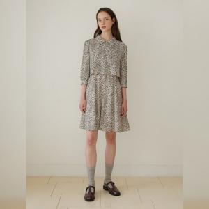 [올리브데올리브]레오파드 플레어 원피스 OW5AO806