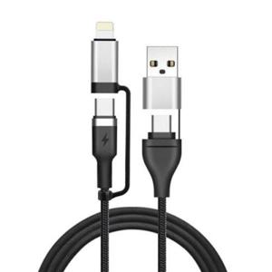 휴대폰케이블 플레오맥스 CABLE 초고속 충전케이블 PM-PD60W 4in1