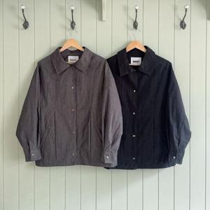 [강물처럼]빅사이즈가을자켓 S802L409 유니크타이디카라자켓 SM