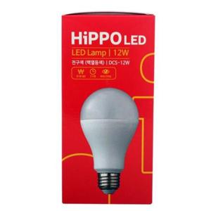 볼전구 히포 컨버터 내장형LED램프12W(전구색)DCS-12W