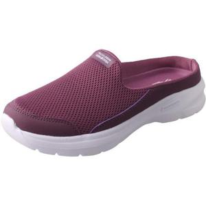 [월드컵][월드컵]여성  통기성좋은 초경량 메쉬 뮬슬립온 퍼플 (