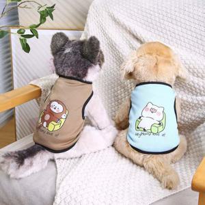 동물쇼파 데일리 반팔 티셔츠 BI-A100330 애견옷 나시티