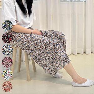 [강물처럼]빅사이즈사랑해요 R062L405 이지밴딩패턴8부바지 OO (