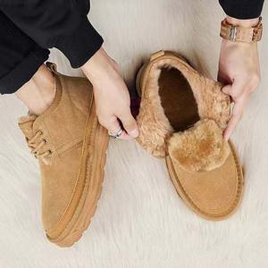 남자워커 남성 2컬러 미니멀 플리스 캐주얼 기모 워커