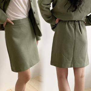 [강물처럼]위쉬몰 MO 포포백밴딩미니스커트(Q216H410) 빅사이즈