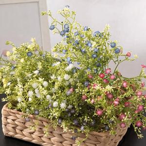 안개꽃 조화 베리안개플라워 부쉬 37cm 5컬러 인테리어 장식 소품 촬영 꾸미기