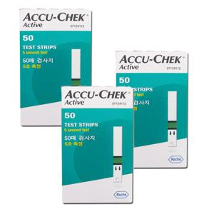 로슈 아큐첵 액티브 시험지 150매 혈당 스트립 검사지 당뇨 소모성 재료
