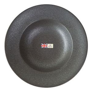 이천도자기 펄블랙 원형 파스타 접시 23.5cm 블랙접시 블랙식기세트 스톤웨어 브런치 브런치접시 디저트접