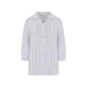 [크로커다일 레이디]스트라이프 7부 셔츠 CLEMBL105