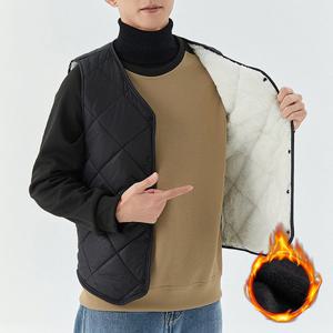 남성 데일리 심플 웜 라이트 퀼팅 조끼 IS-JK91