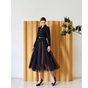 [미니멈]자켓 투피스형 원피스 (MZAAWO2190 BK)_IC