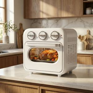 마이크로 스팀 18L 스테인레스 스팀 오븐 에어프라이어