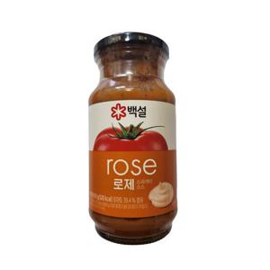 [씨제이제일제당]CJ 백설 로제 스파게티 소스 610g x2개