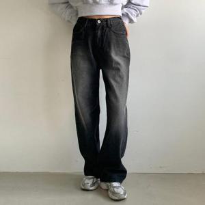 [강물처럼]아이우먼 쉐도우와이드일자팬츠 CAT846M502 빅사이즈