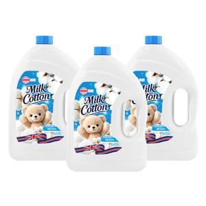 밀크코튼 고농축 유연제 파우더향 3.06L 3개