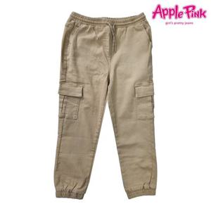 [애플핑크]배기핏 면스판 카고팬츠 (APP0R504GSF)