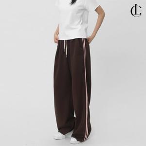 엘케이트 여자 트레이닝복 와이드 밴딩 긴바지 트랙 팬츠 LBBP001