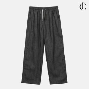 엘케이트 여성 청바지 와이드 쿨링 밴딩 데님팬츠 여름 얇은바지 LFLP008