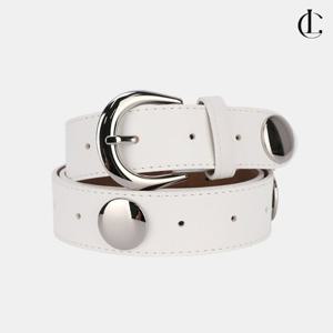 엘케이트 여성벨트 가죽 웨스턴 버클 허리띠 캐주얼 스터드 찡 벨트 LDU175