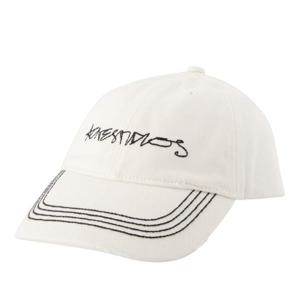 아크네스튜디오 로고 자수 코튼 캡 C40438 DU7 TOFU WHITE