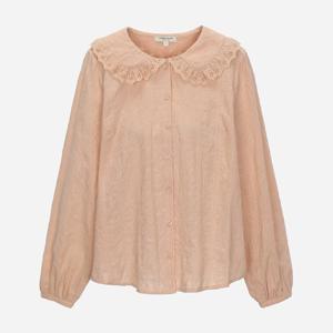 [써스데이아일랜드][여성]빅카라 레이스자수 블라우스(T256MBL170W)