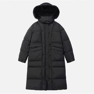 윌슨패딩 VQA W244002GDJO7-BLK 여성 구스 롱 패딩자켓