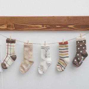 발목양말 지앤 유아아동양말 g체크메이트 여아플라워 5족세트