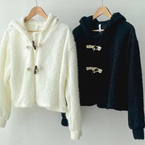 [강물처럼]빅사이즈뽀글가디건 T504L412 양털후리스떡볶이가디건