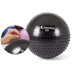 아이워너 멀티 짐볼 65cm 블랙 짐볼운동 홈트레이닝 근력운동