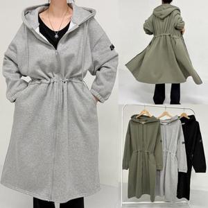 [강물처럼]위쉬몰 RA 기모스트링롱후드집업(X026H601) 빅사이즈