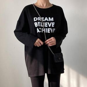 [강물처럼]아이우먼 아카오버라운드박스티 RAT746M502 빅사이즈