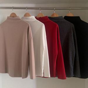 [강물처럼]빅사이즈무지티 T714L501 포근걸스기모루즈폴라티 KD